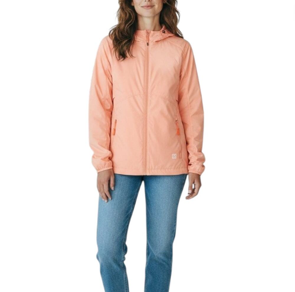 5.11 Tactical Packable Hooded Windbreaker Women L Pink Outdoor Travel Casual NWT